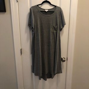 Solid Gray Carly Dress